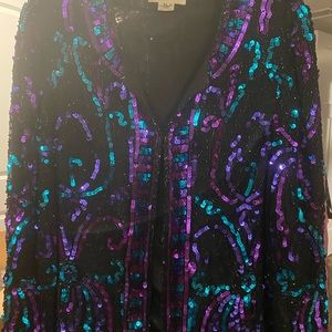 Bellessa sequin vintage jacket